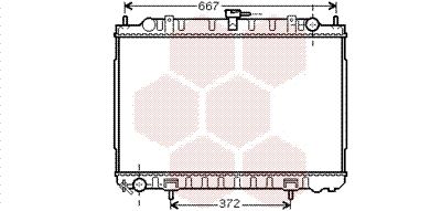 VAN WEZEL Radiators, Motora dzesēšanas sistēma 13002240